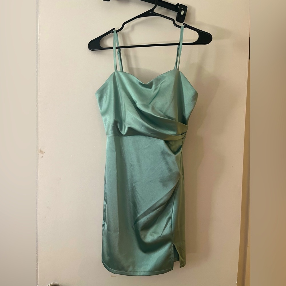 Teal Cocktail Dress (Size 5)